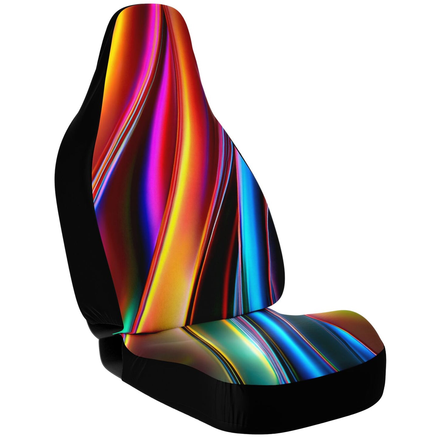 Car Seat Cover - AOP Kukloso Color Flows series No 9 a rainbow of colors - Free Shipping