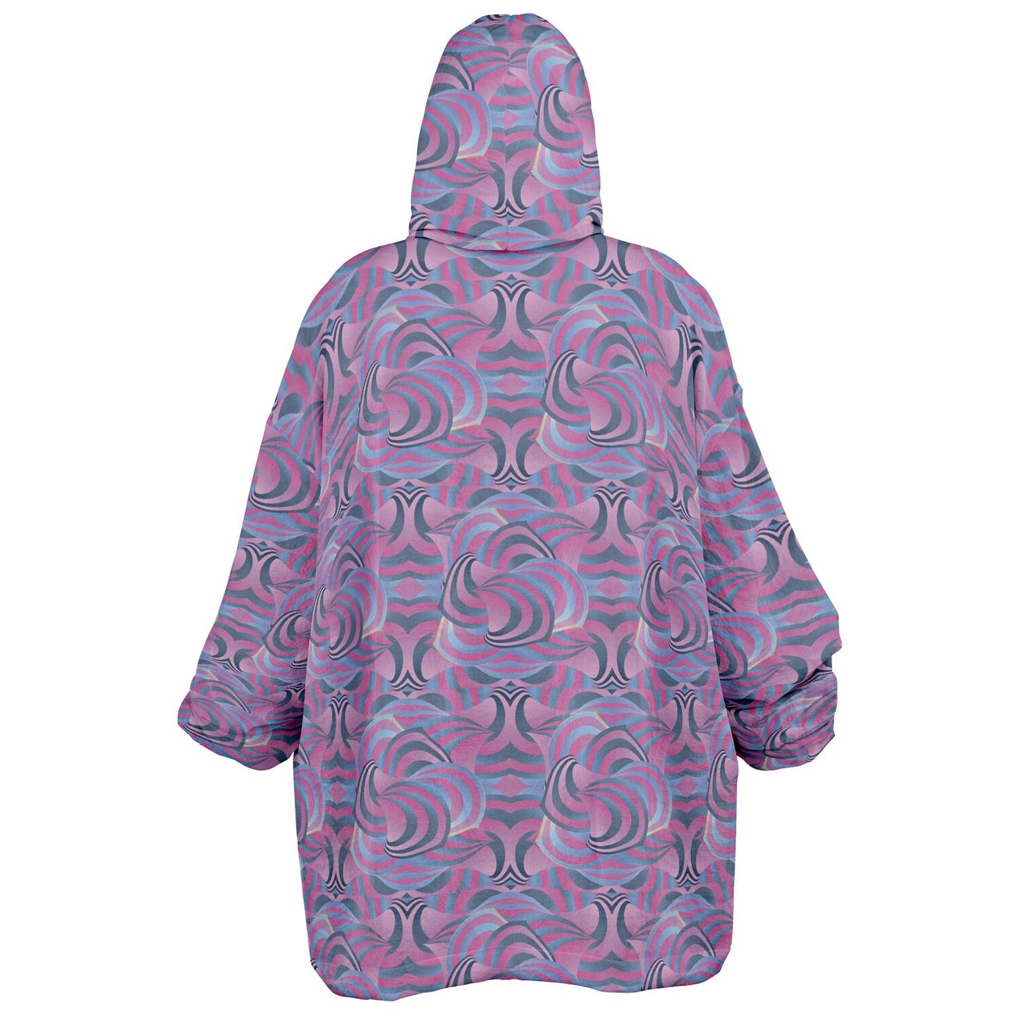 Snug Hoodie Economy - AOP Kukloso Ice Cream Swirls No 40 - Free Shipping
