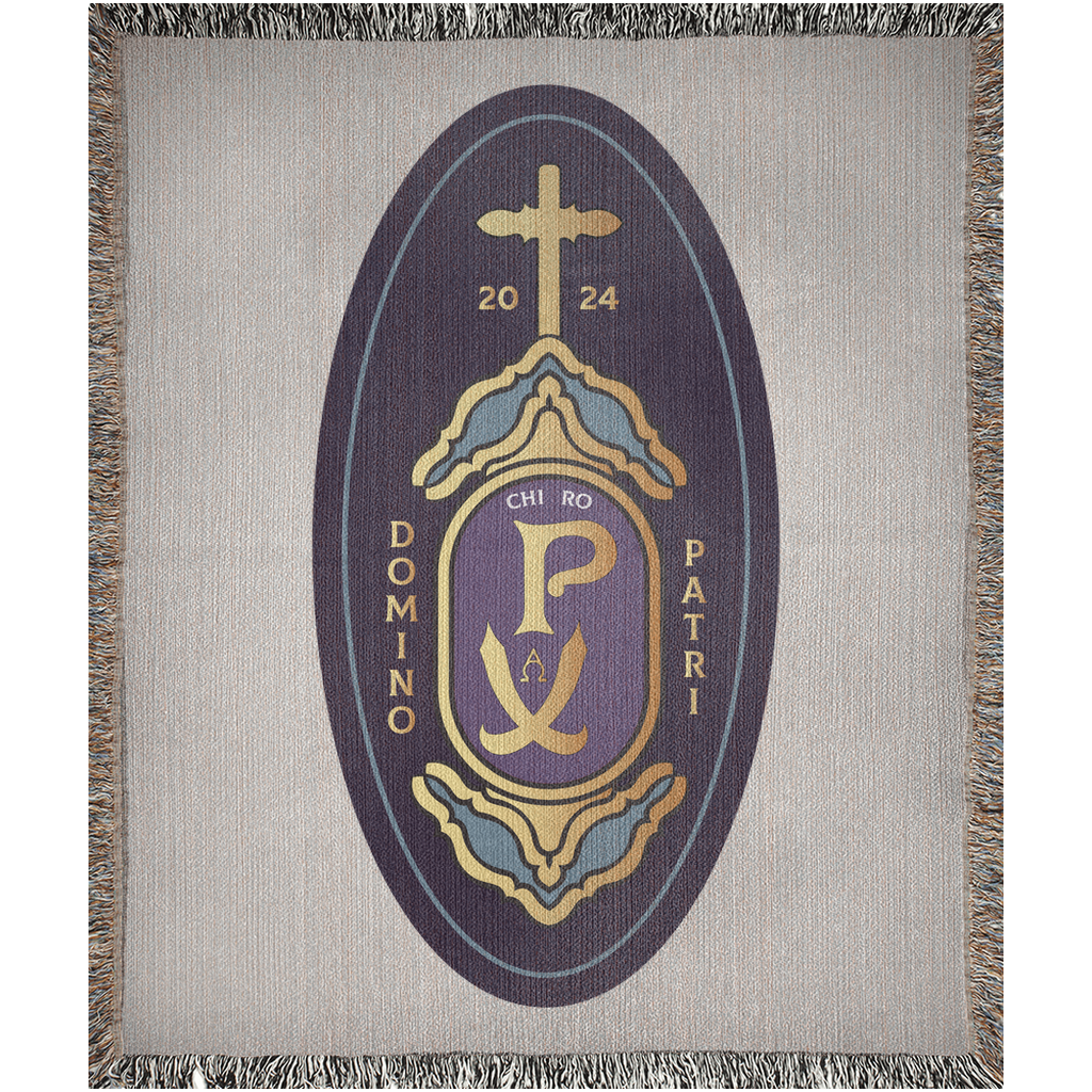Woven Blankets Kukloso 'Domino Patri PX Christogram' - Free Shipping