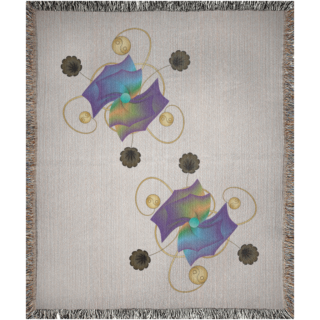 Woven Blankets Kukloso Circulosity No 3329 - Free Shipping