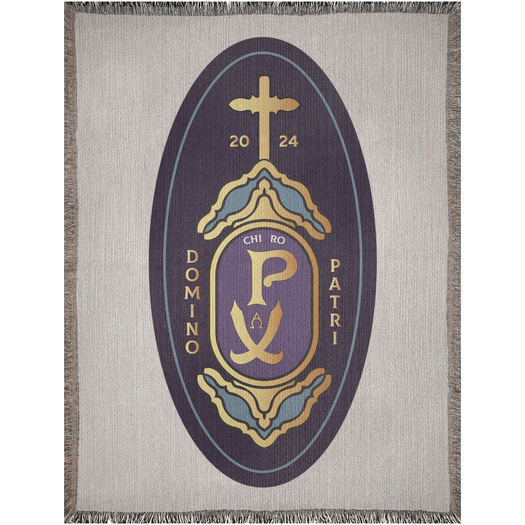 Woven Blankets Kukloso 'Domino Patri PX Christogram' - Free Shipping