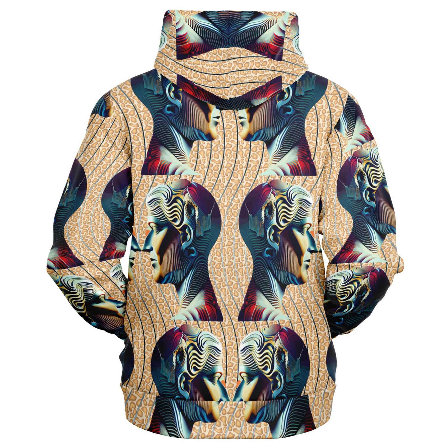 Fashion Zip-Up Hoodie - AOP Kukloso Ancients series No 5 - Free Shipping