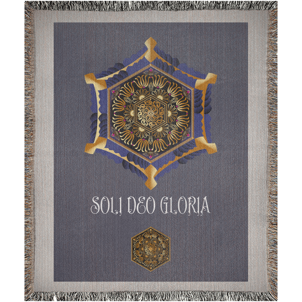 Woven Blankets Kukloso Kuklos No 4427 ' Soli Deo Gloria' - Free Shipping