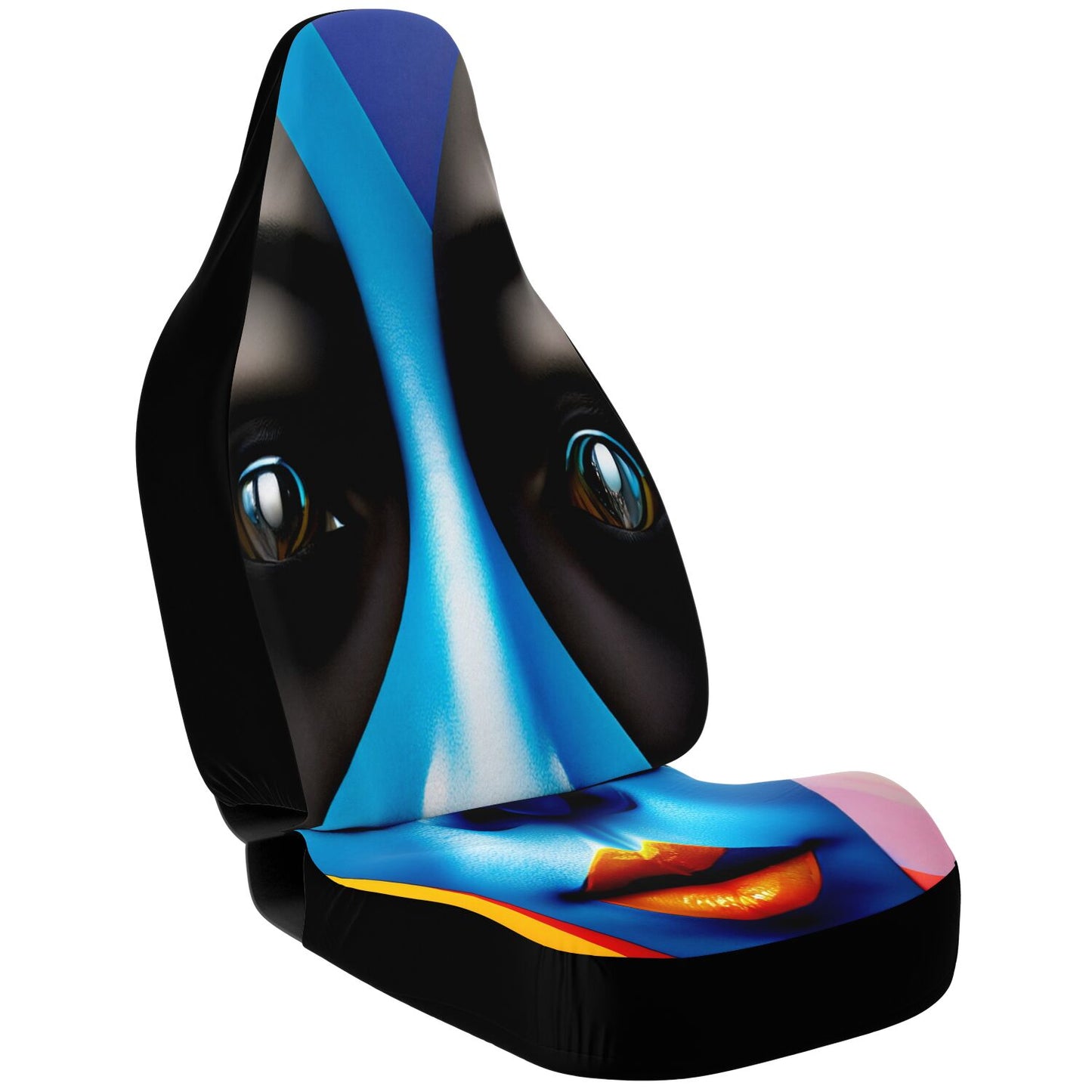 Car Seat Cover - AOP Kukloso Cubist Faces series No 9 - Free Shipping