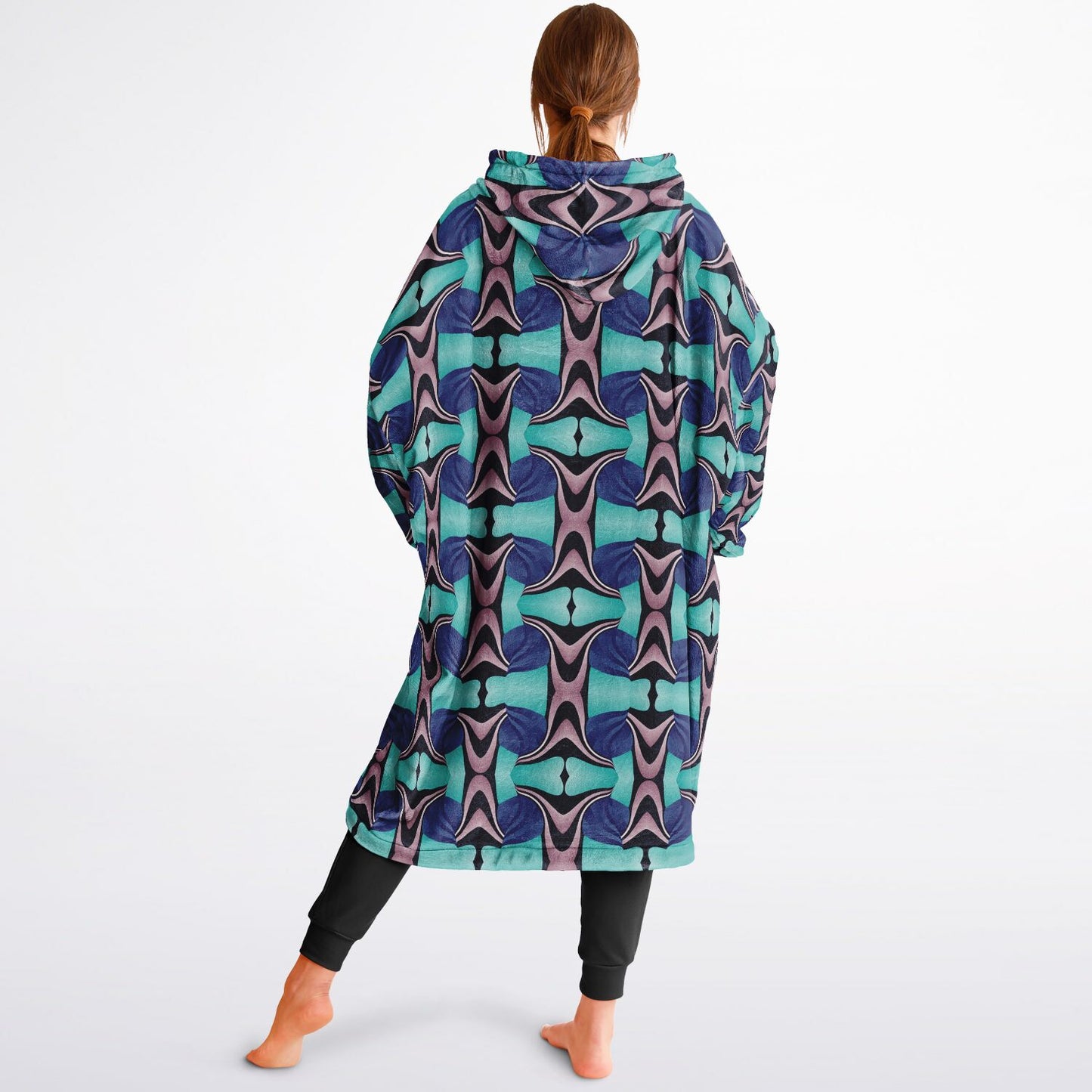 Snug Hoodie Economy - AOP Kukloso Ice Cream Swirls No 24 - Free Shipping