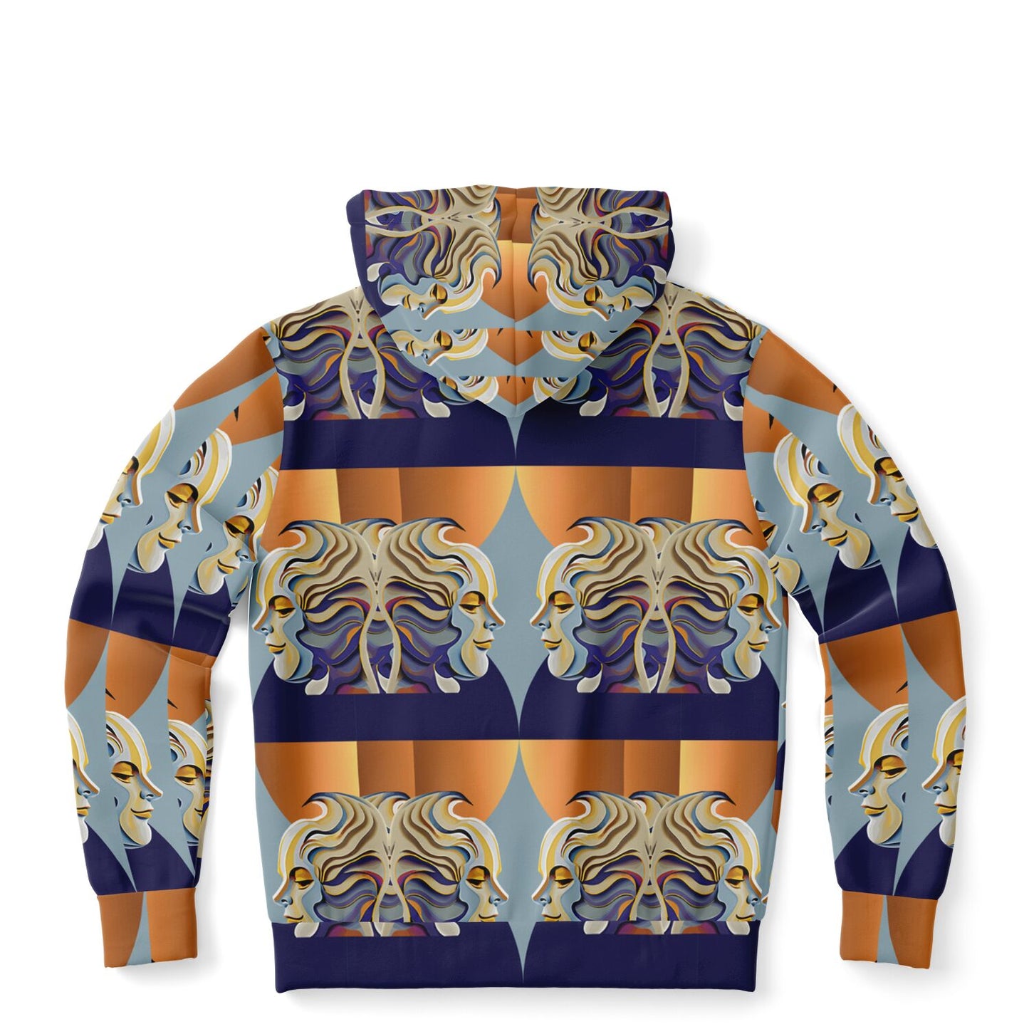 Fashion Zip-Up Hoodie - AOP Kukloso Ancients series No 1 - Free Shipping