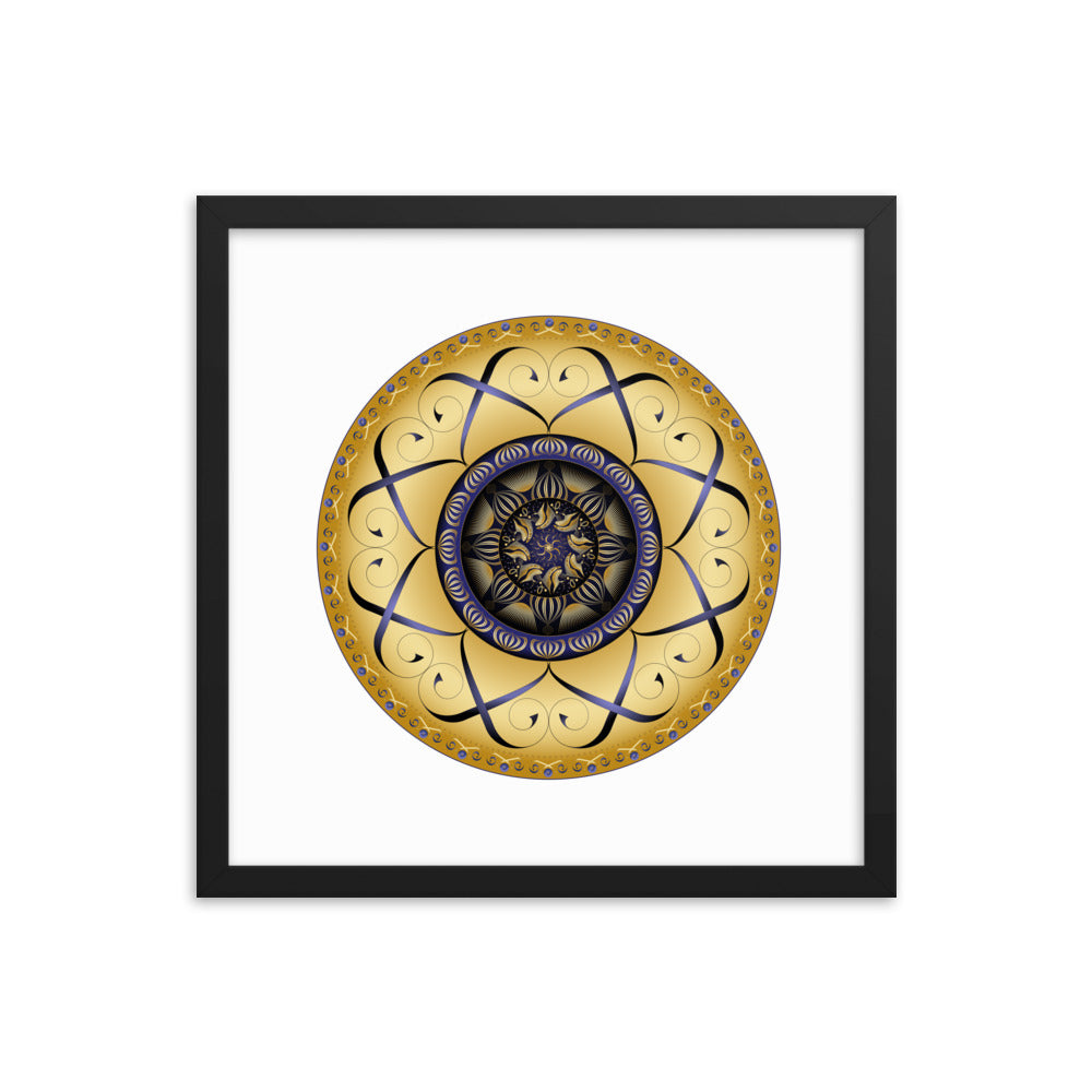 Framed poster Mandala Circularium No 2459 Free Shipping