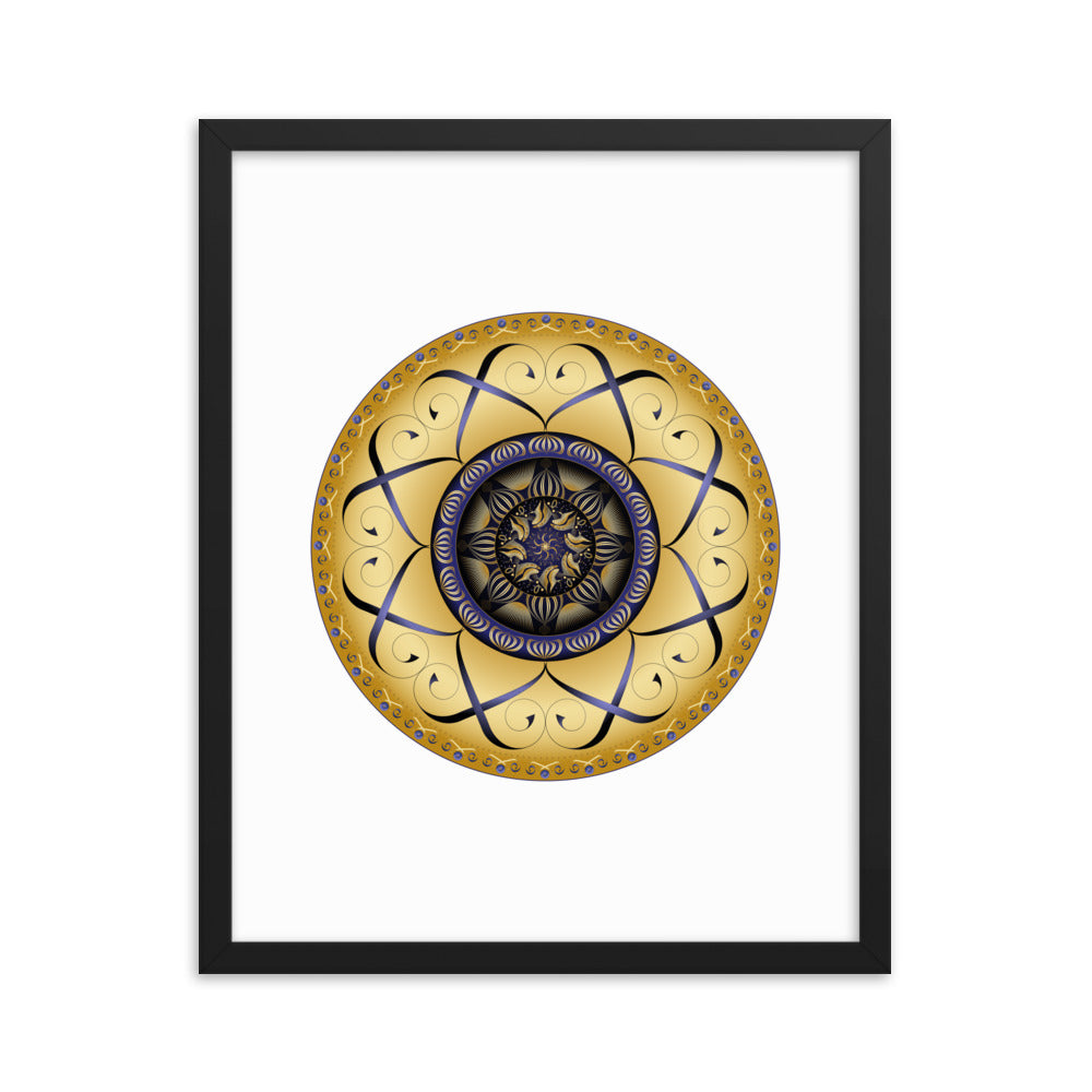 Framed poster Mandala Circularium No 2459 Free Shipping