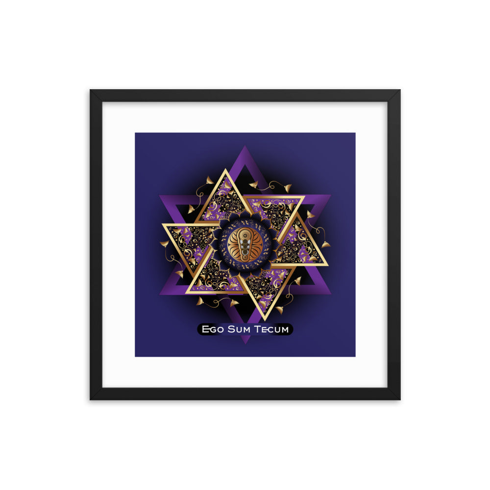 Framed poster OVC No 4254 "I am with you..." - Free Shipping