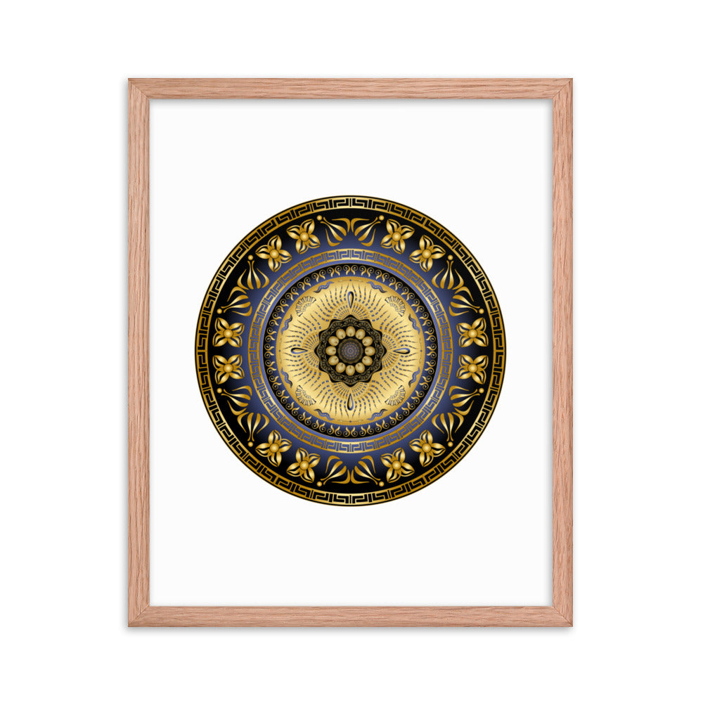 Framed poster Mandala Circularium No 2515 Free Shipping