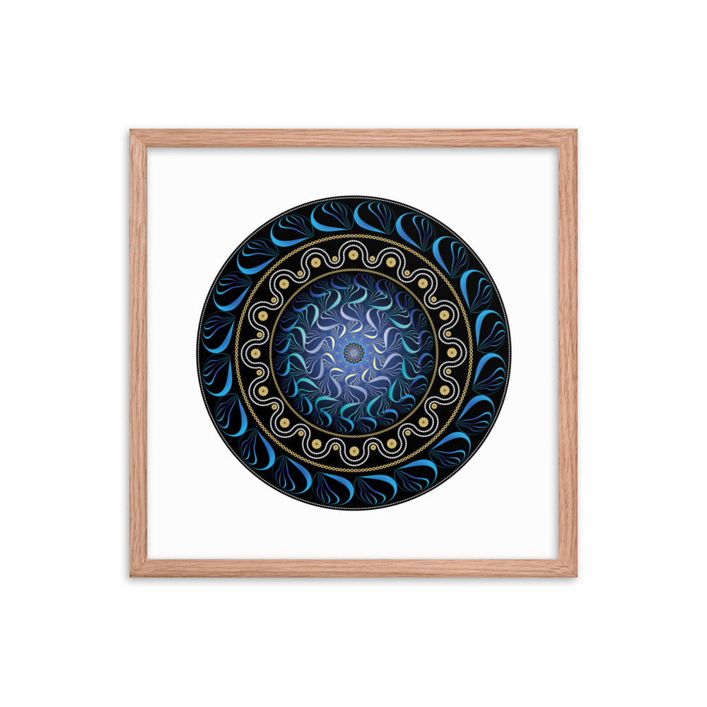 Framed poster Mandala Circularium No 2582 Free Shipping