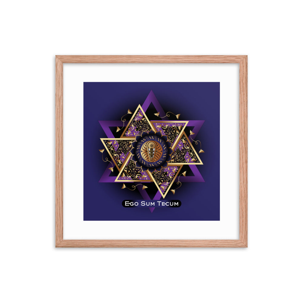 Framed poster OVC No 4254 "I am with you..." - Free Shipping