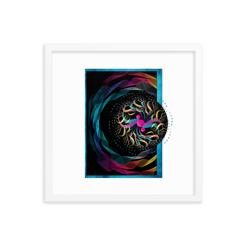 Framed poster Mandala Circularium No 2282 Free Shipping