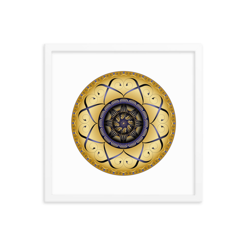 Framed poster Mandala Circularium No 2459 Free Shipping