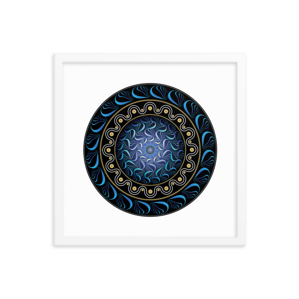 Framed poster Mandala Circularium No 2582 Free Shipping