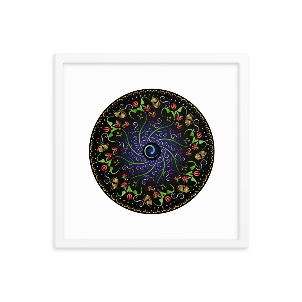 Framed poster Mandala Circularium No 2680 Free Shipping