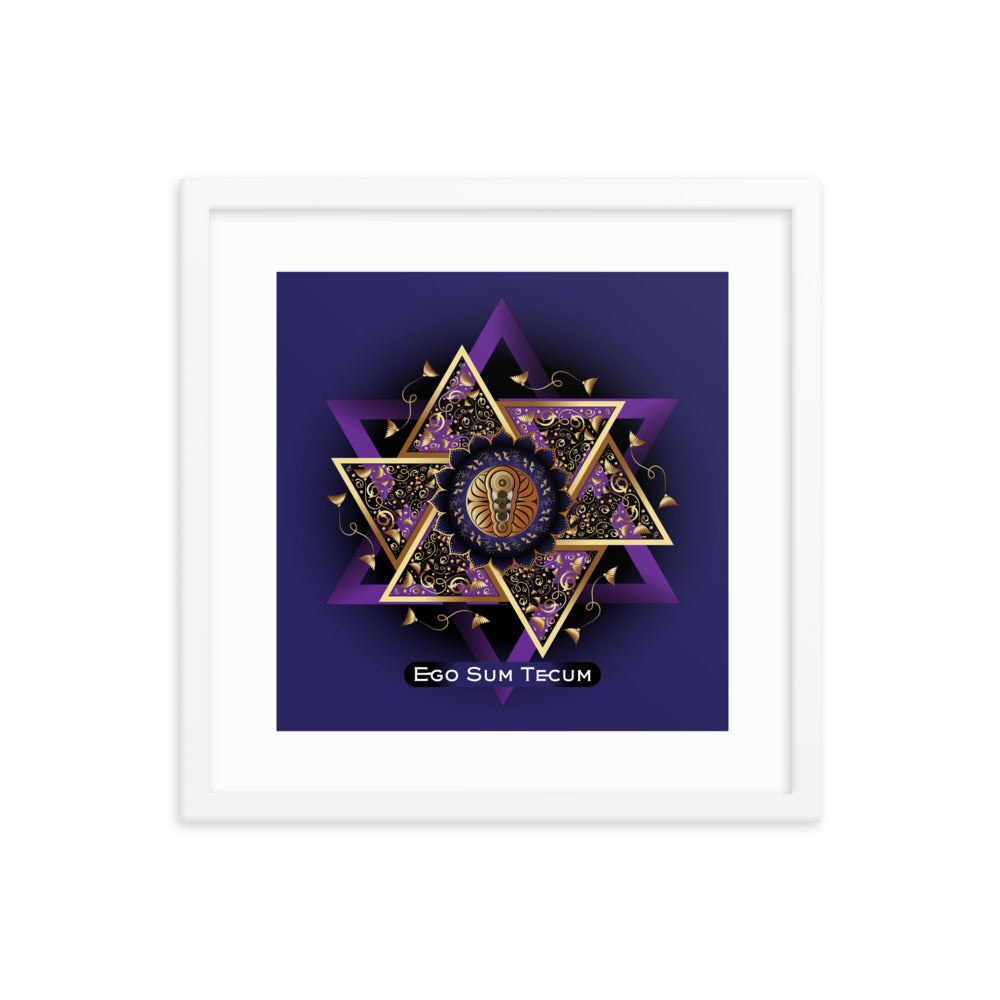 Framed poster OVC No 4254 "I am with you..." - Free Shipping