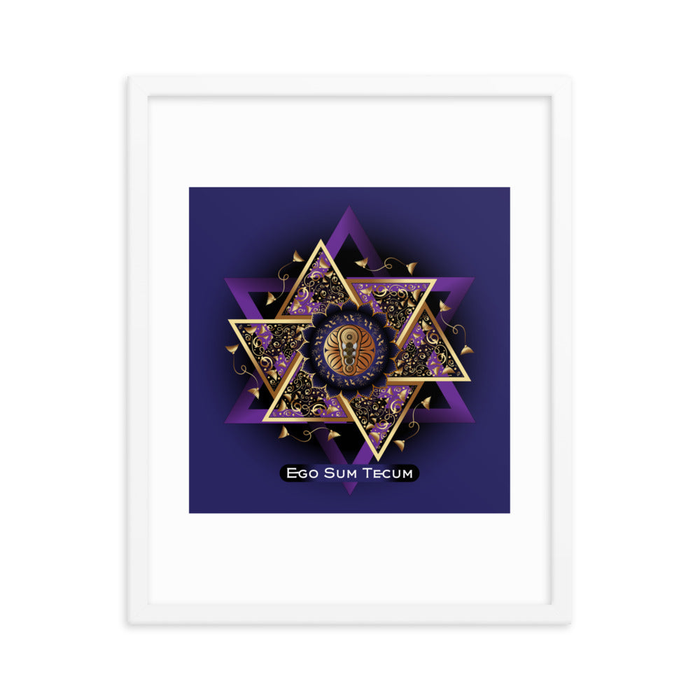 Framed poster OVC No 4254 "I am with you..." - Free Shipping