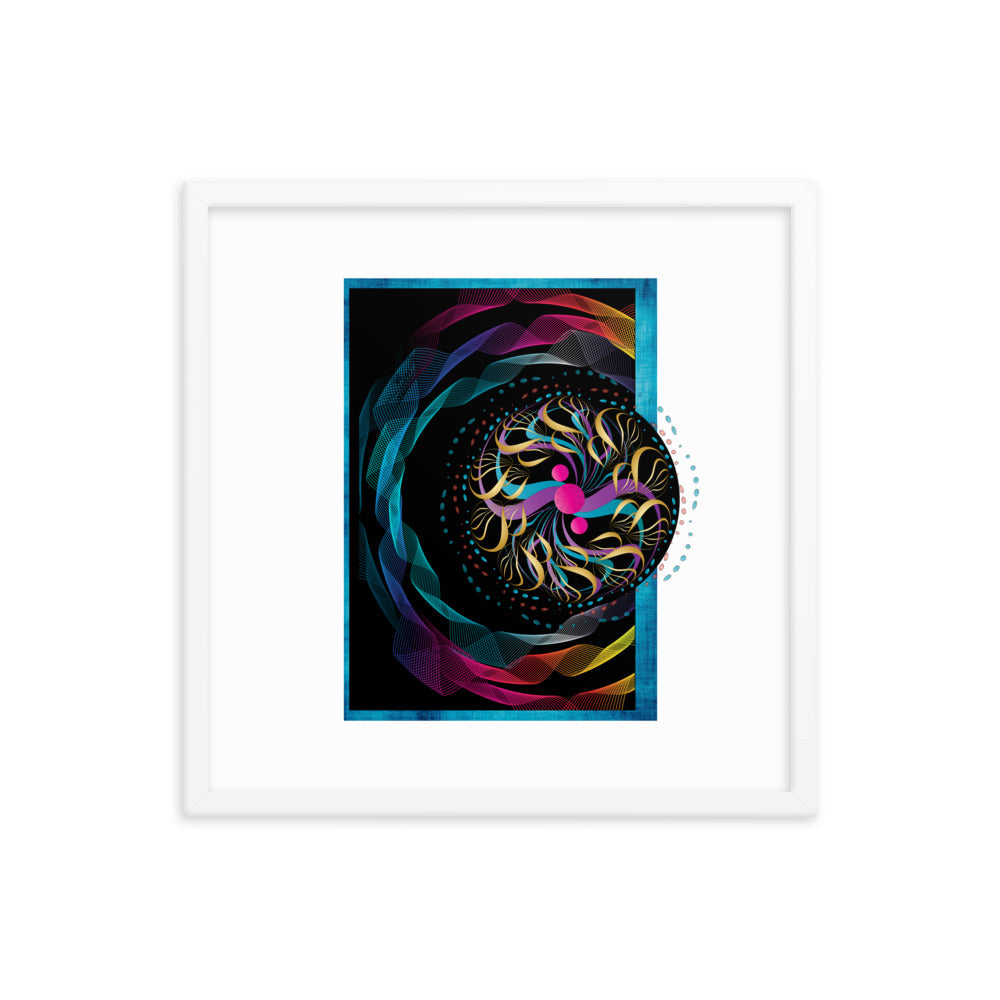 Framed poster Mandala Circularium No 2282 Free Shipping