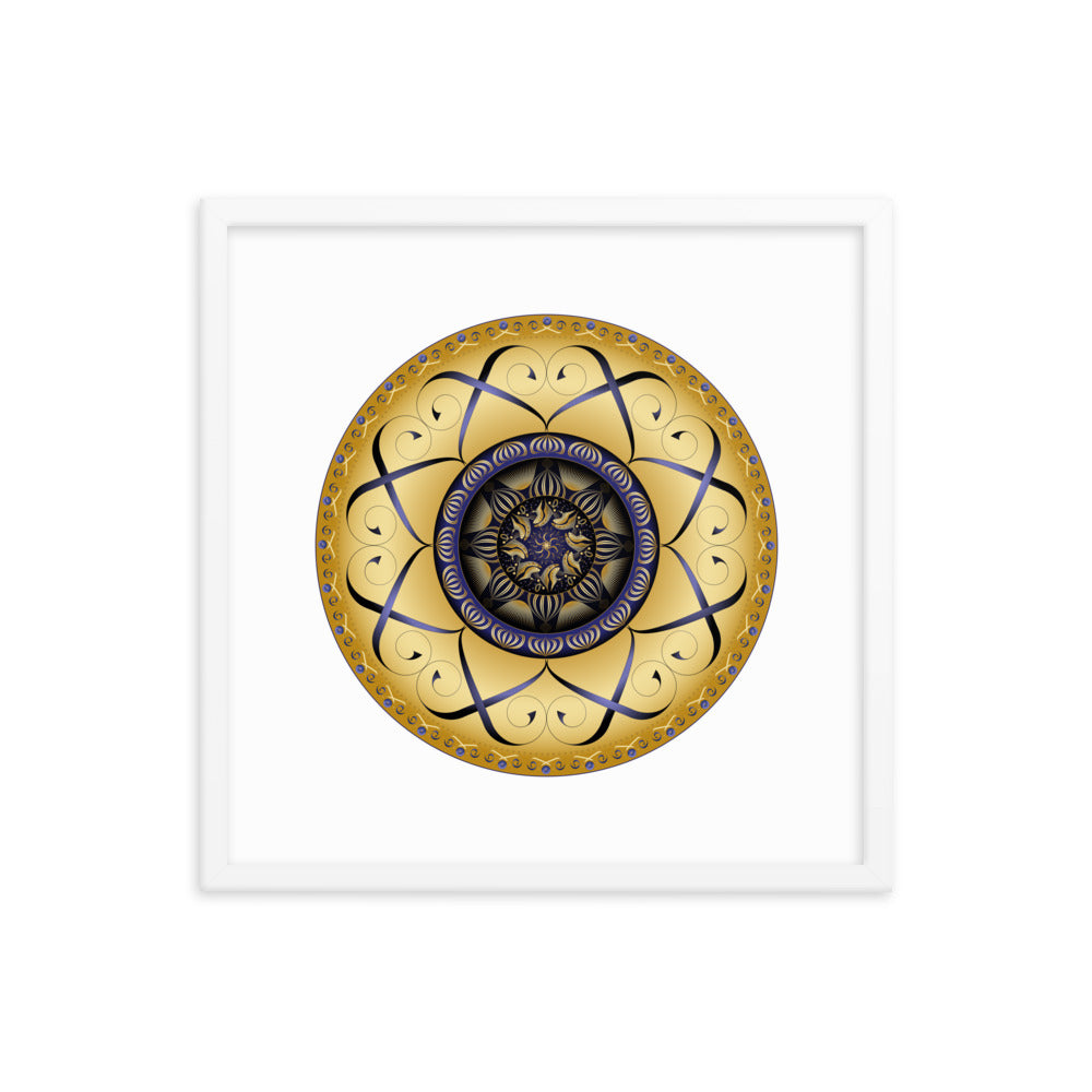 Framed poster Mandala Circularium No 2459 Free Shipping