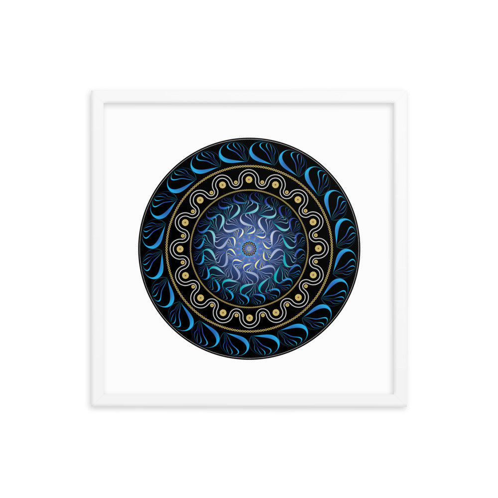 Framed poster Mandala Circularium No 2582 Free Shipping