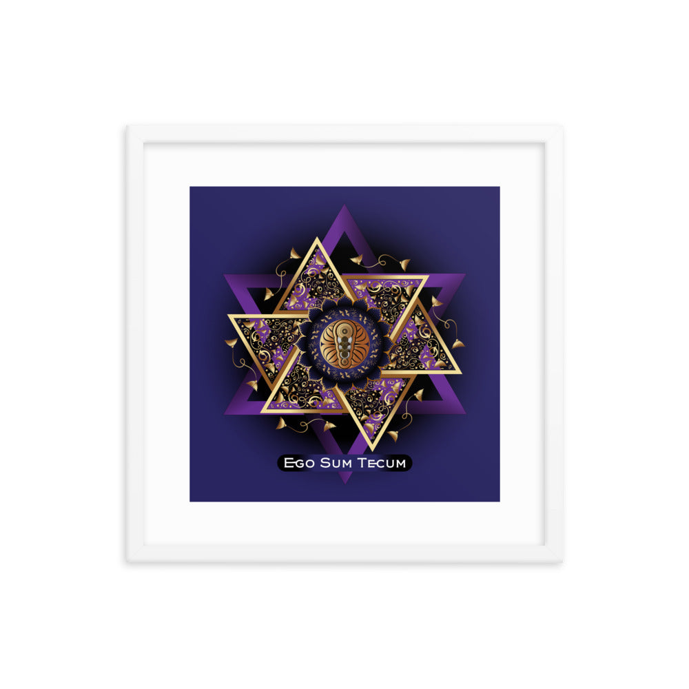 Framed poster OVC No 4254 "I am with you..." - Free Shipping