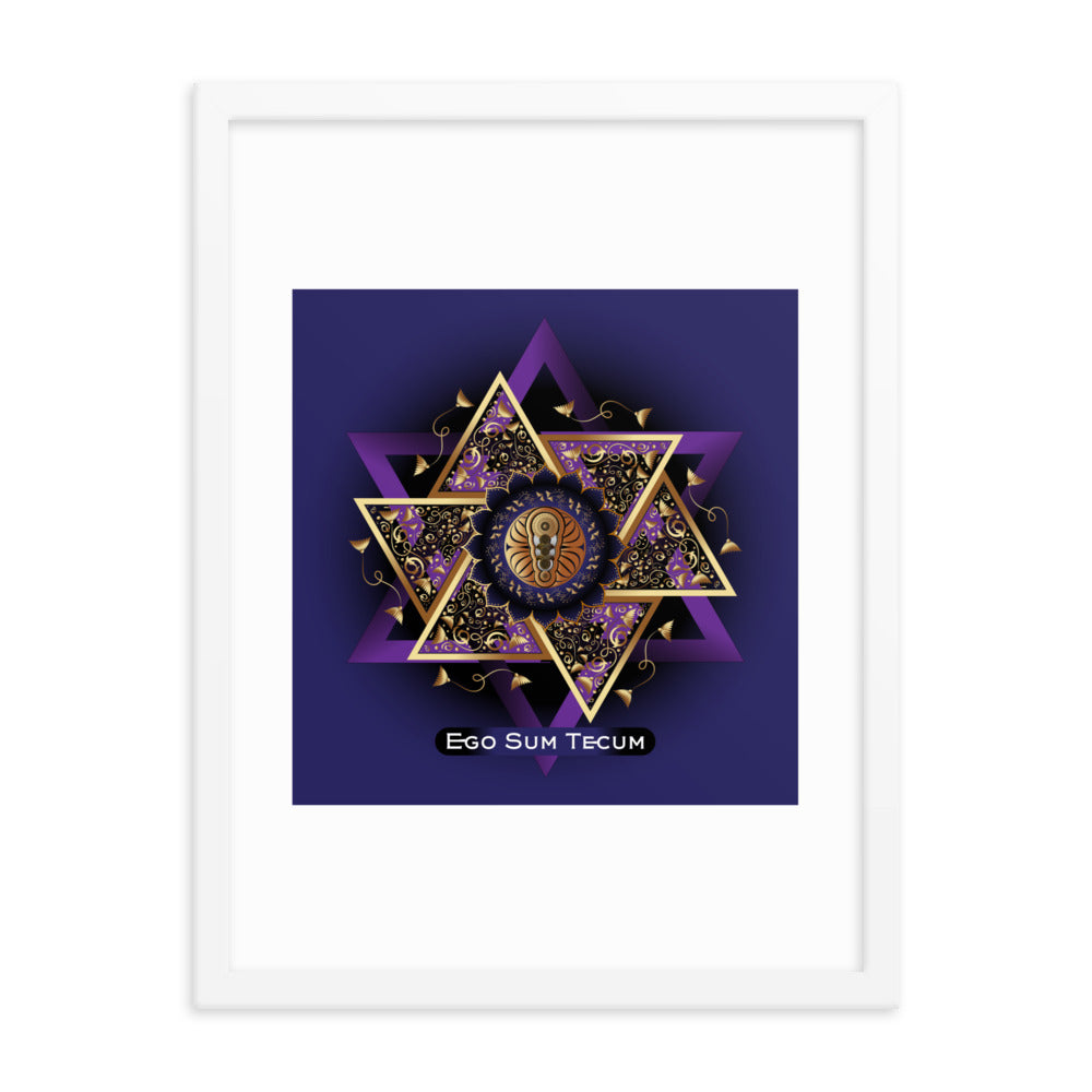 Framed poster OVC No 4254 "I am with you..." - Free Shipping