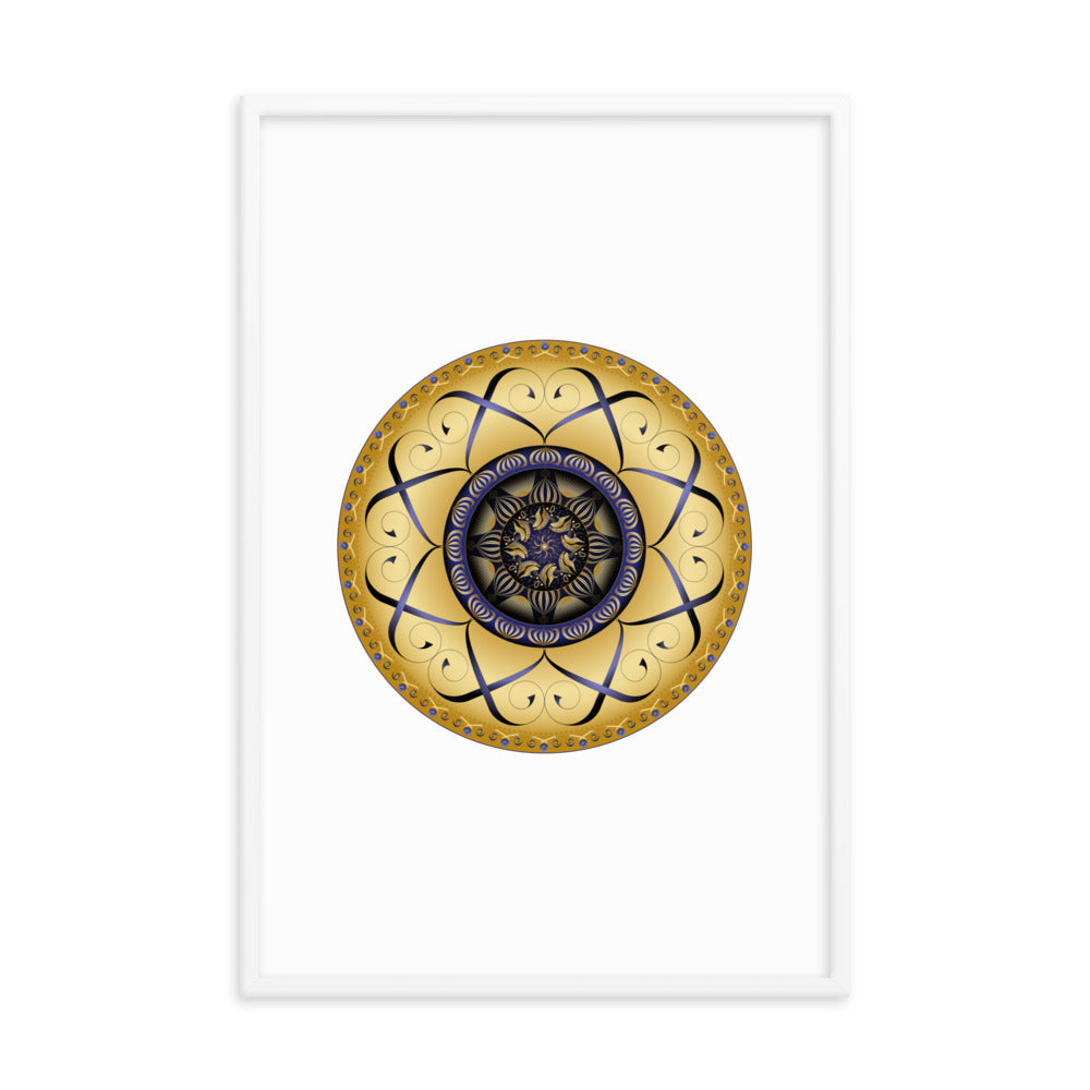 Framed poster Mandala Circularium No 2459 Free Shipping