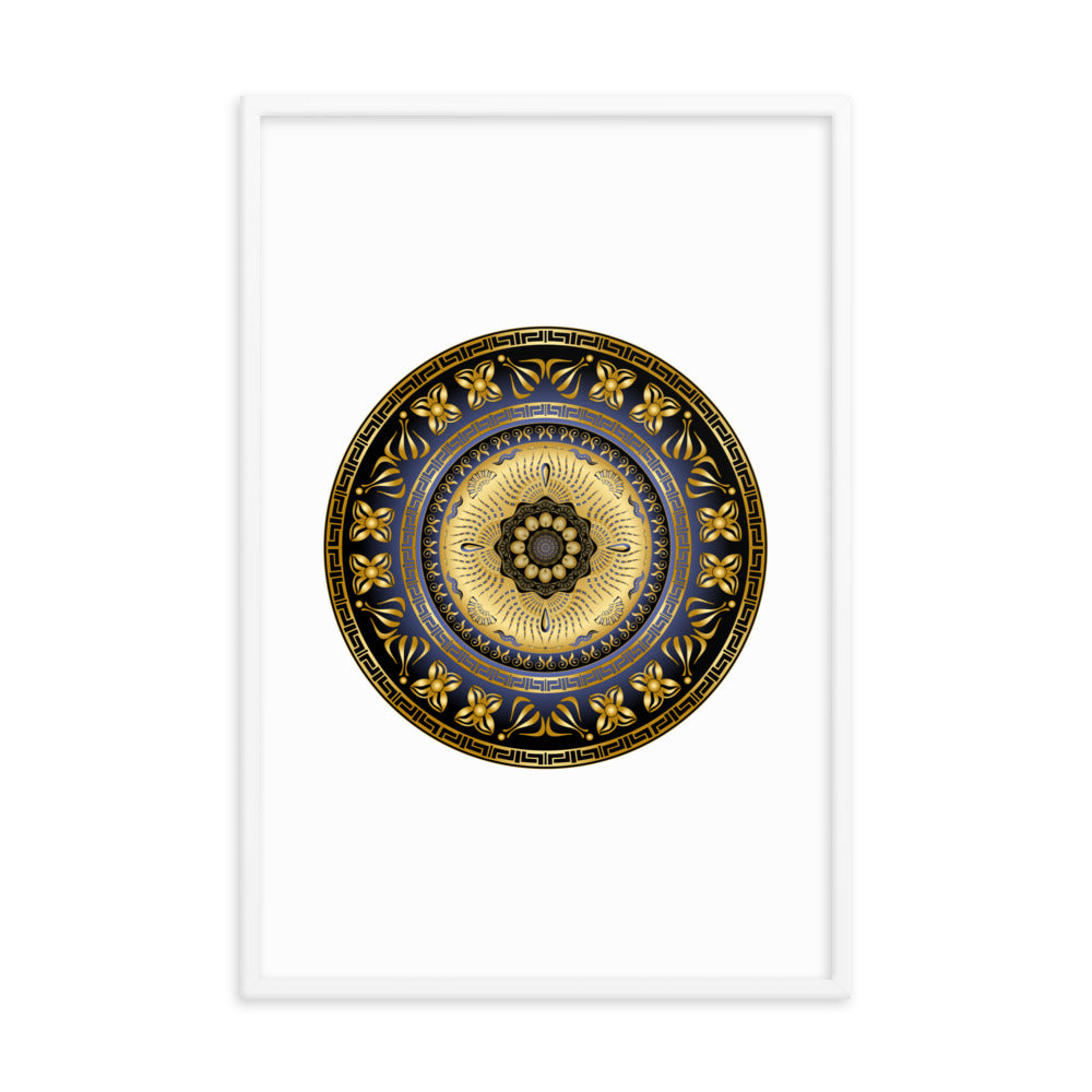 Framed poster Mandala Circularium No 2515 Free Shipping