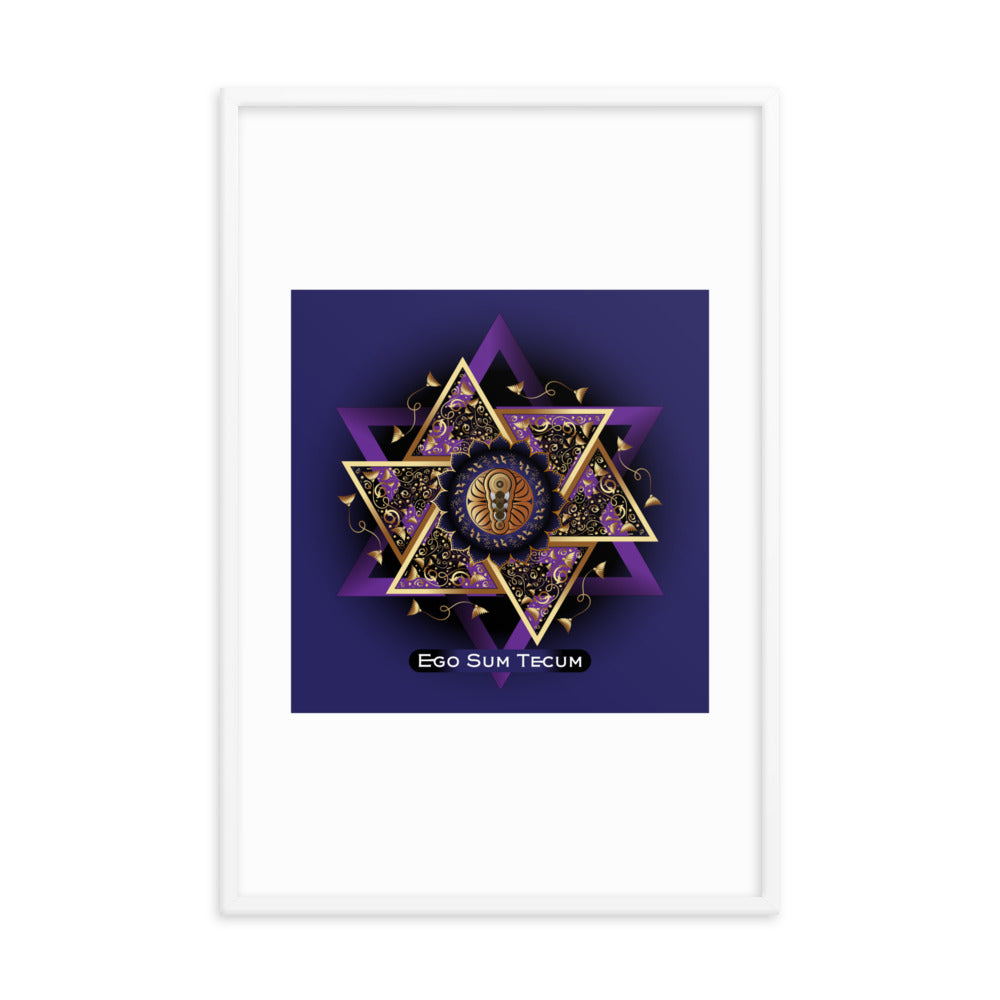 Framed poster OVC No 4254 "I am with you..." - Free Shipping