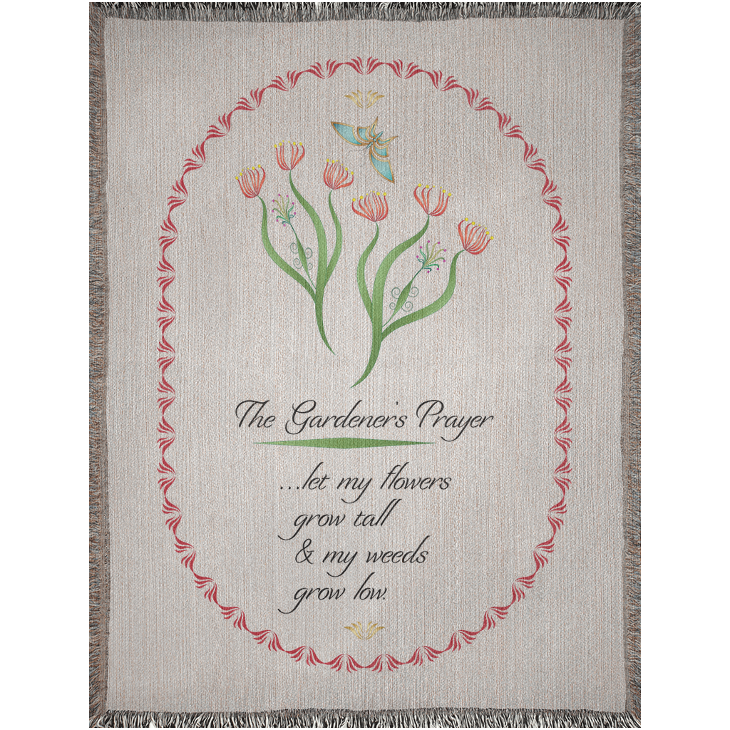 Woven Blankets Kukloso 'The Gardener's Prayer' - Free Shipping