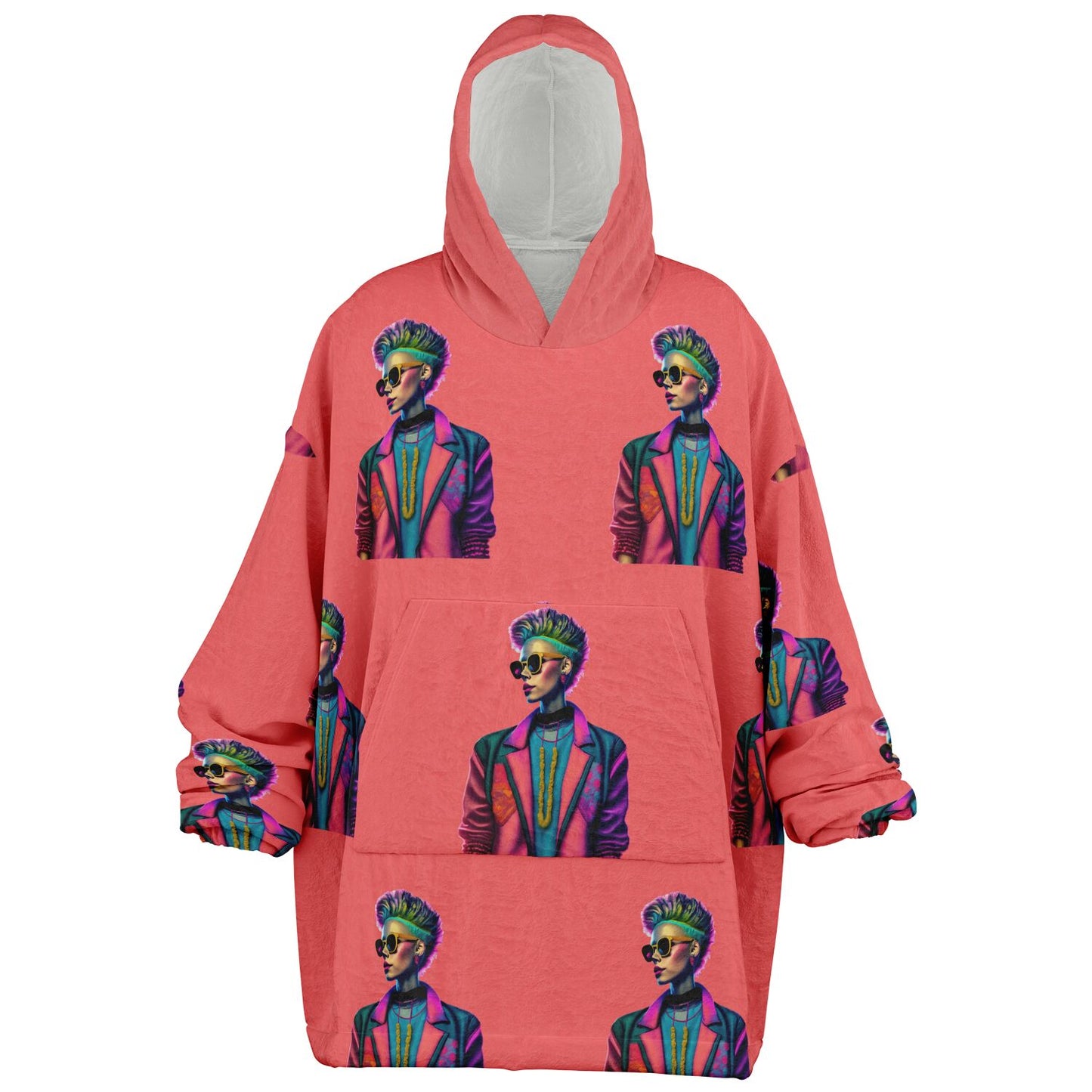 Snug Hoodie Economy - AOP Kukloso Punk Chic No 1 E - Free Shipping