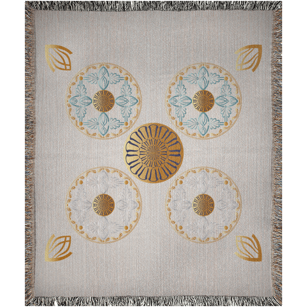 Woven Blankets Kukloso Mandala Kuklos No 4389 - Free Shipping