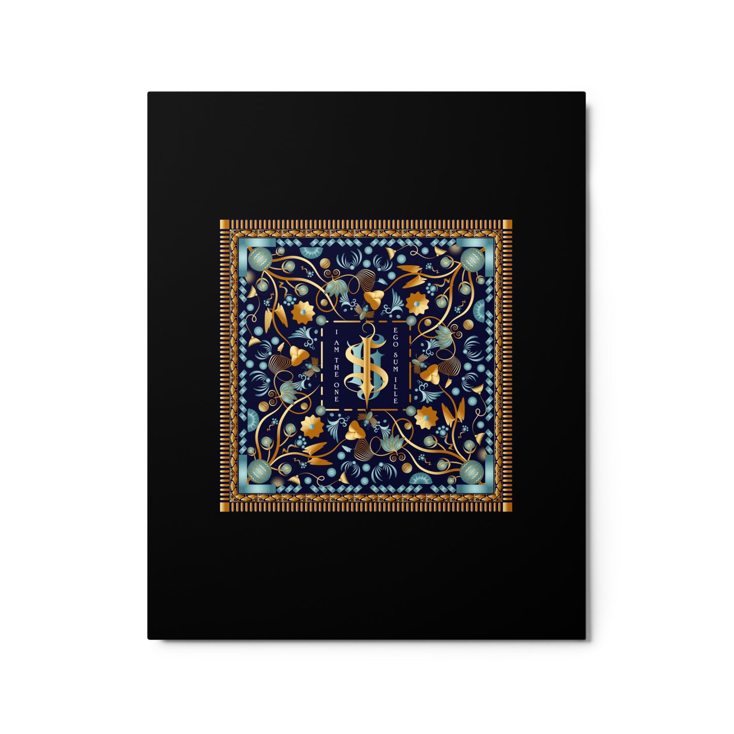 Metal prints Christian Decorative Floral Illumination ' I Am The One ' Free Shipping