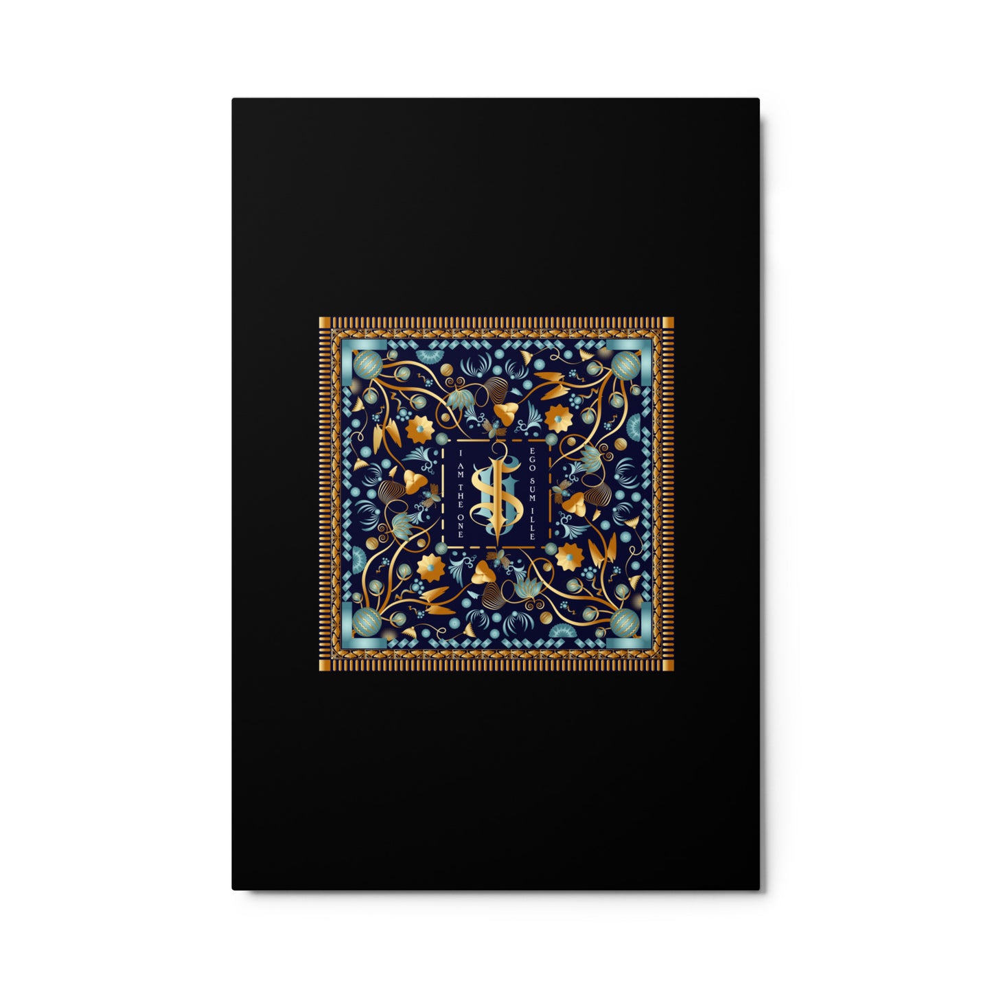 Metal prints Christian Decorative Floral Illumination ' I Am The One ' Free Shipping