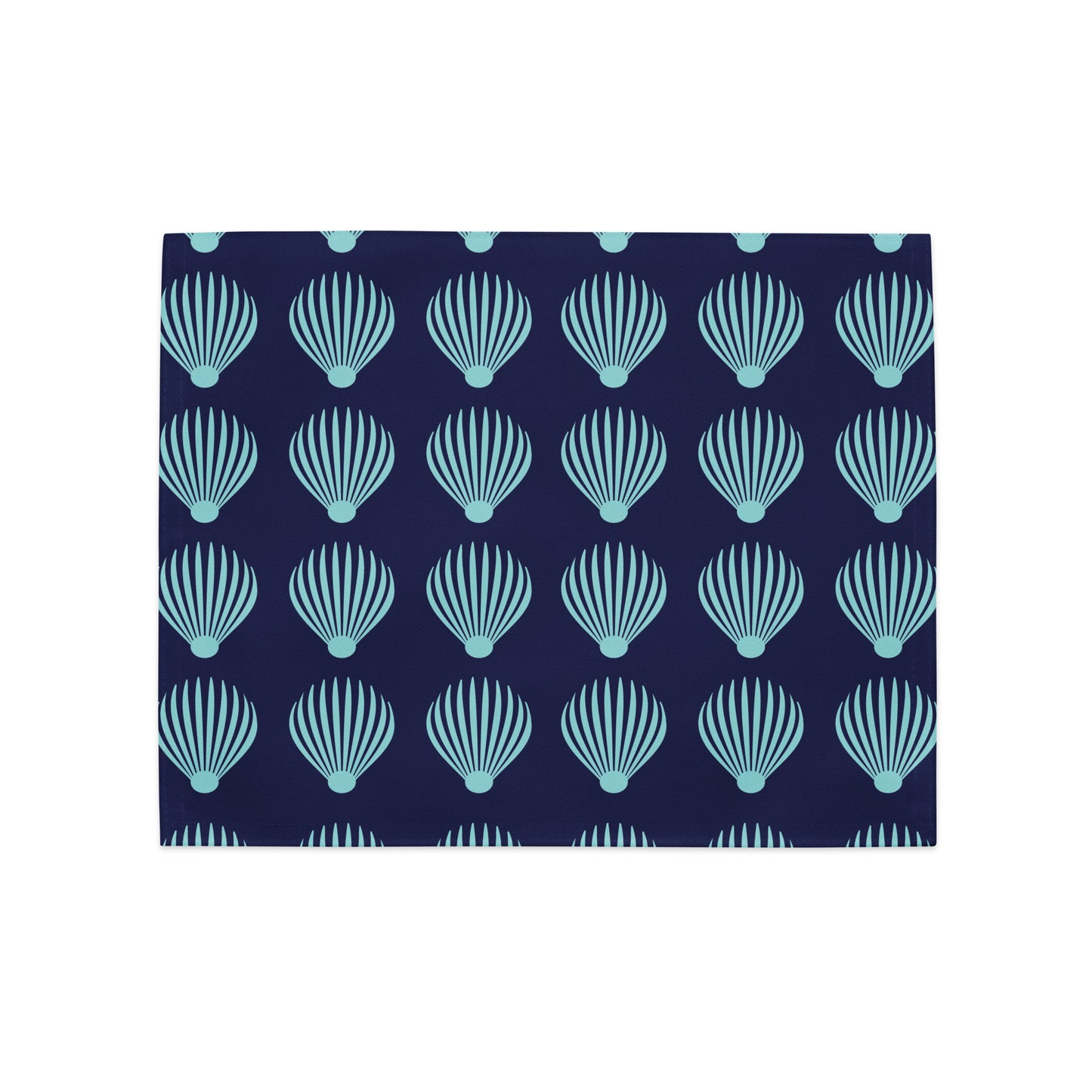Placemat Set Kukloso Scallop Shell No 1 Aqua - Free Shipping