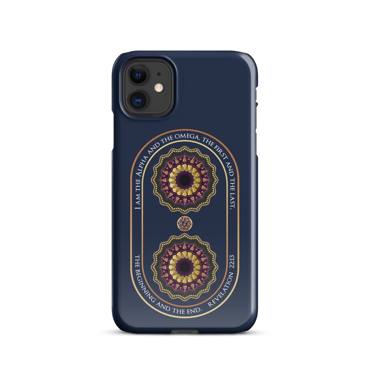 Snap case for iPhone® Kukloso Revelation 22:13 - Free Shipping