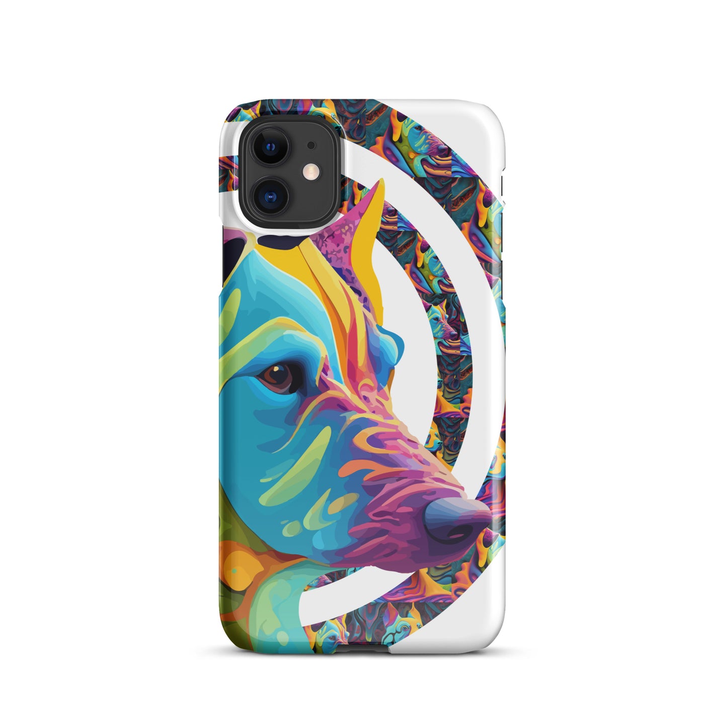 Snap case for iPhone® Kukloso German Sheperd Liquid Color Series No 1 - Free Shipping