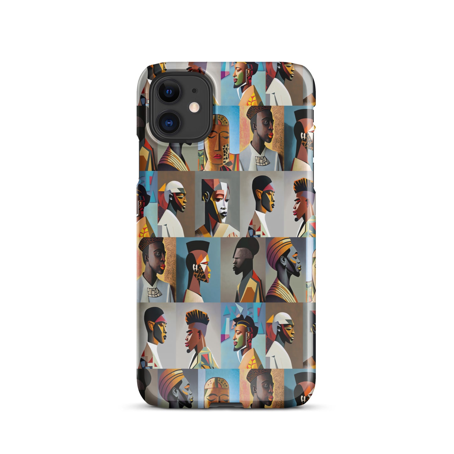 Snap case for iPhone®  Kukloso Cubist Faces No 23 - Free Shippin