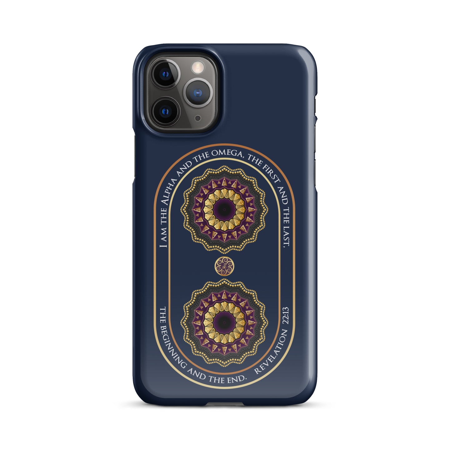 Snap case for iPhone® Kukloso Revelation 22:13 - Free Shipping