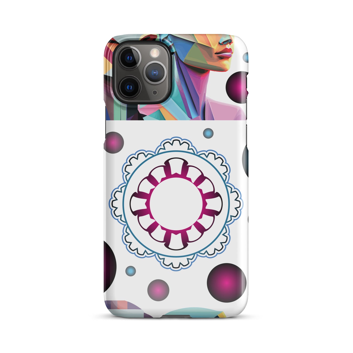 Snap case for iPhone® Kukloso Cubist Couple No 1 - Free Shipping