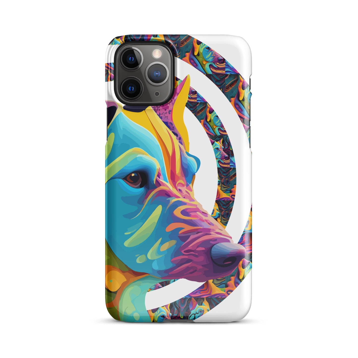 Snap case for iPhone® Kukloso German Sheperd Liquid Color Series No 1 - Free Shipping