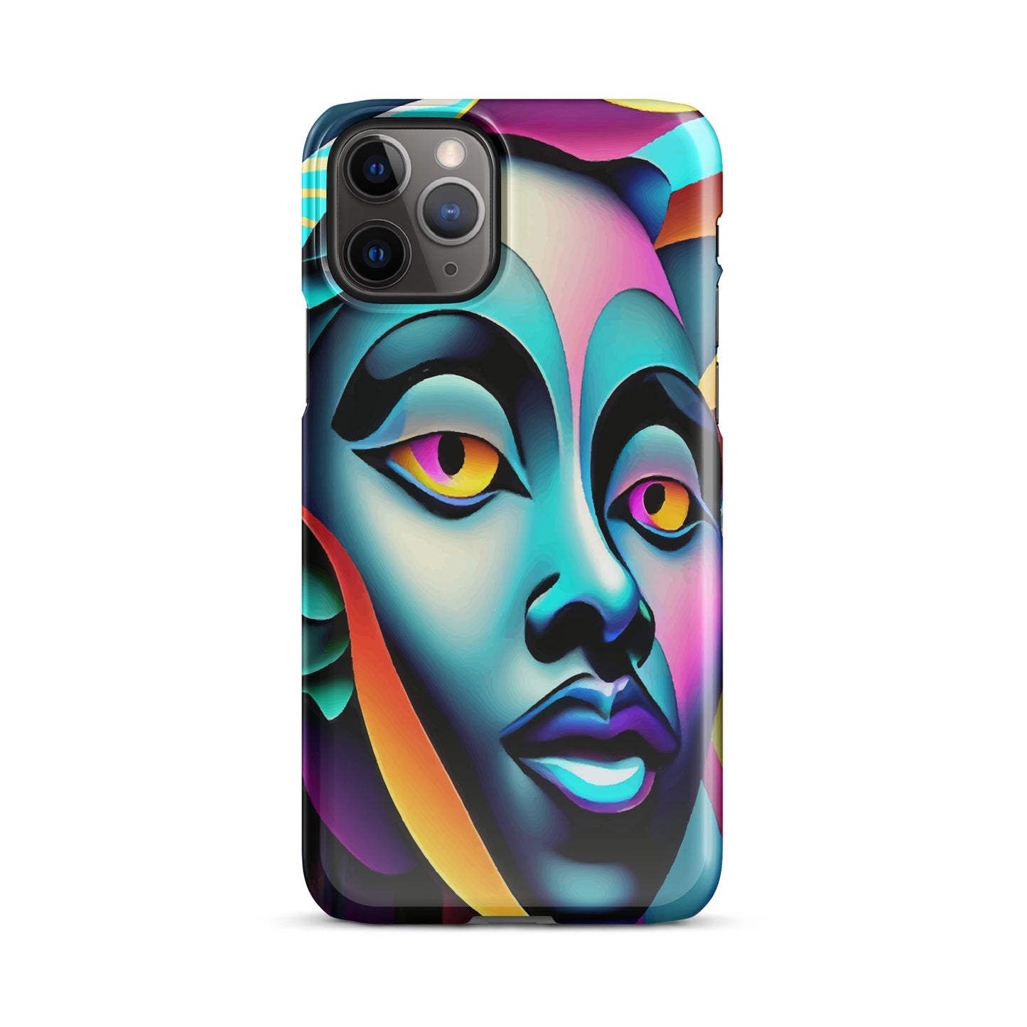 Snap case for iPhone® Kukloso Cubist Faces No 2 - Free Shipping