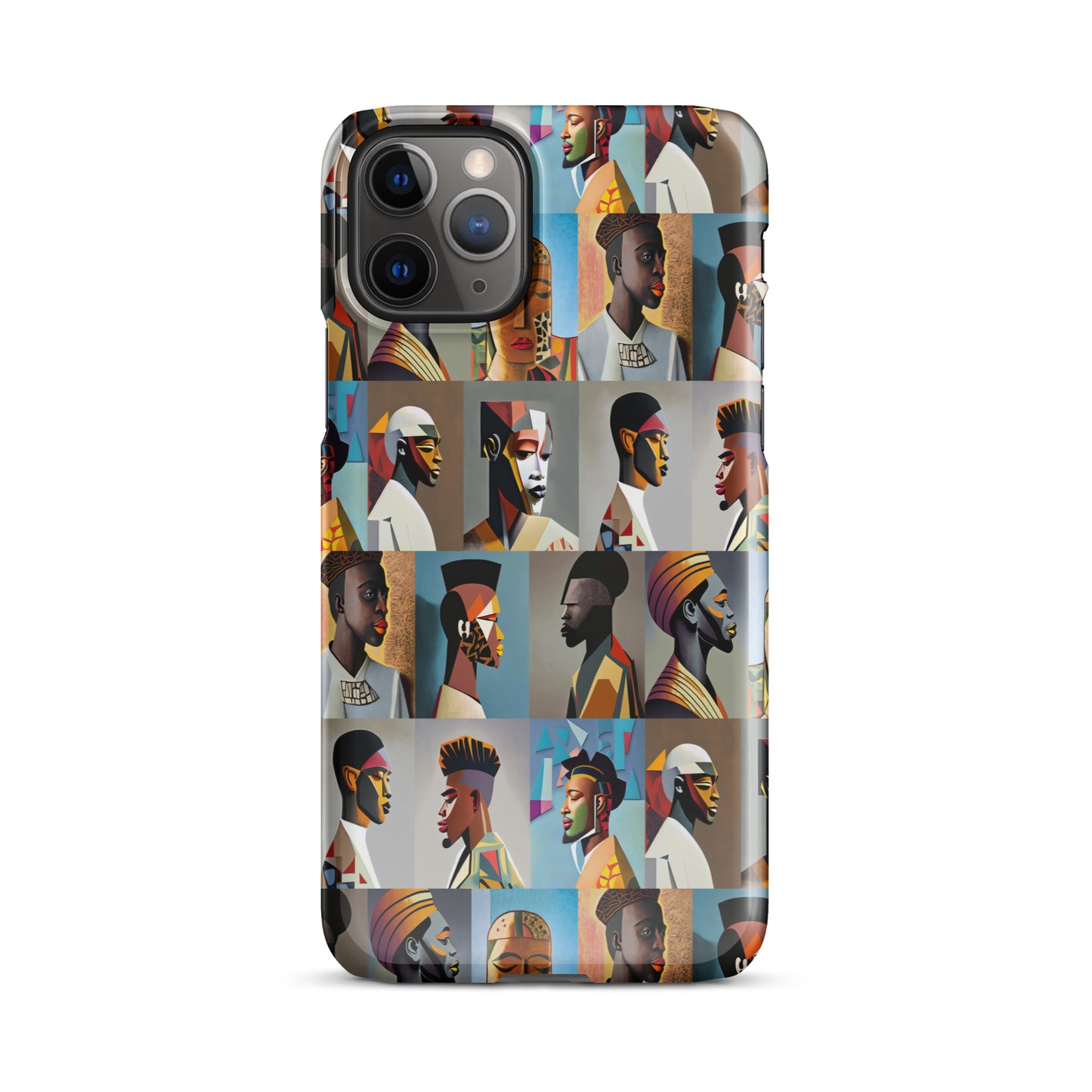 Snap case for iPhone®  Kukloso Cubist Faces No 23 - Free Shippin