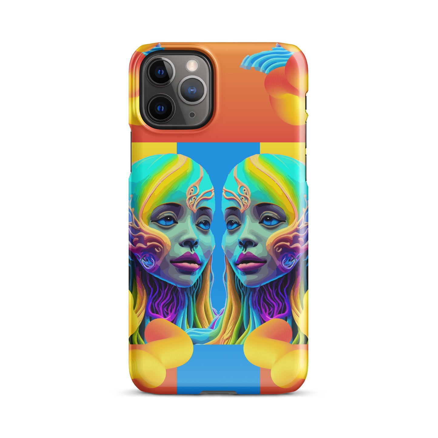 Snap case for iPhone® Kukloso Space Faces No 17 - Free Shipping - Free Shipping