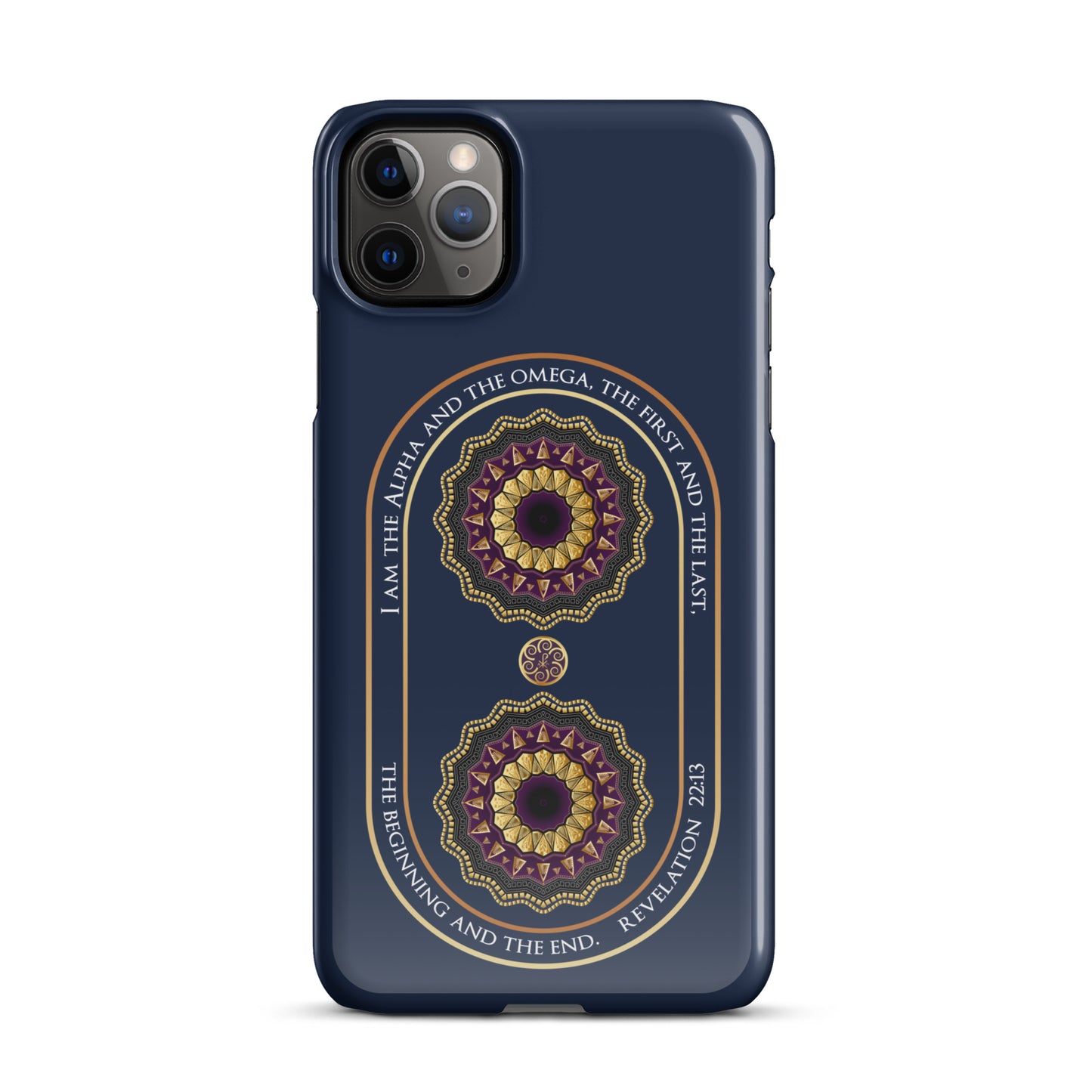 Snap case for iPhone® Kukloso Revelation 22:13 - Free Shipping