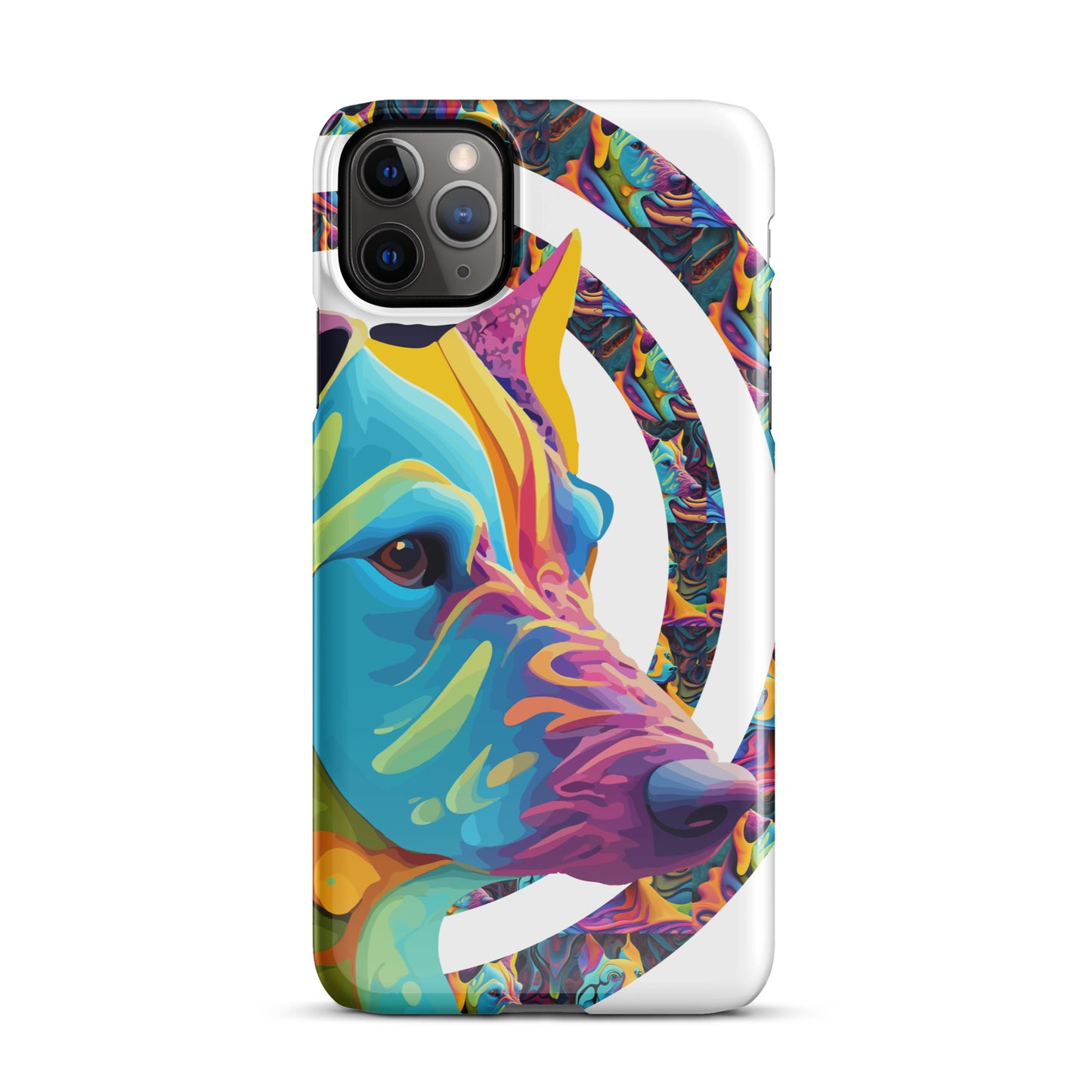 Snap case for iPhone® Kukloso German Sheperd Liquid Color Series No 1 - Free Shipping