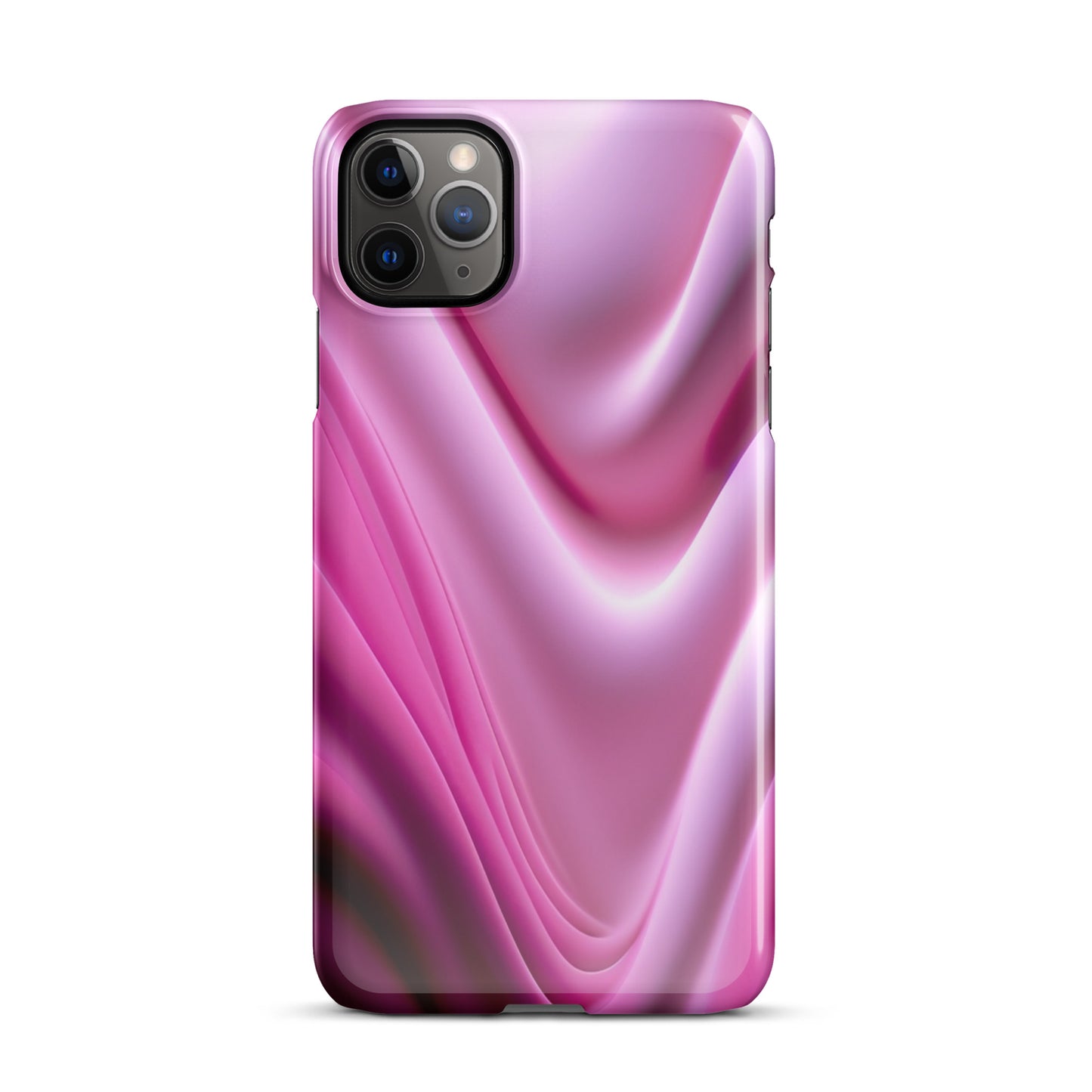 Snap case for iPhone® Kukloso Color Waves Pink No 19 - Free Shipping