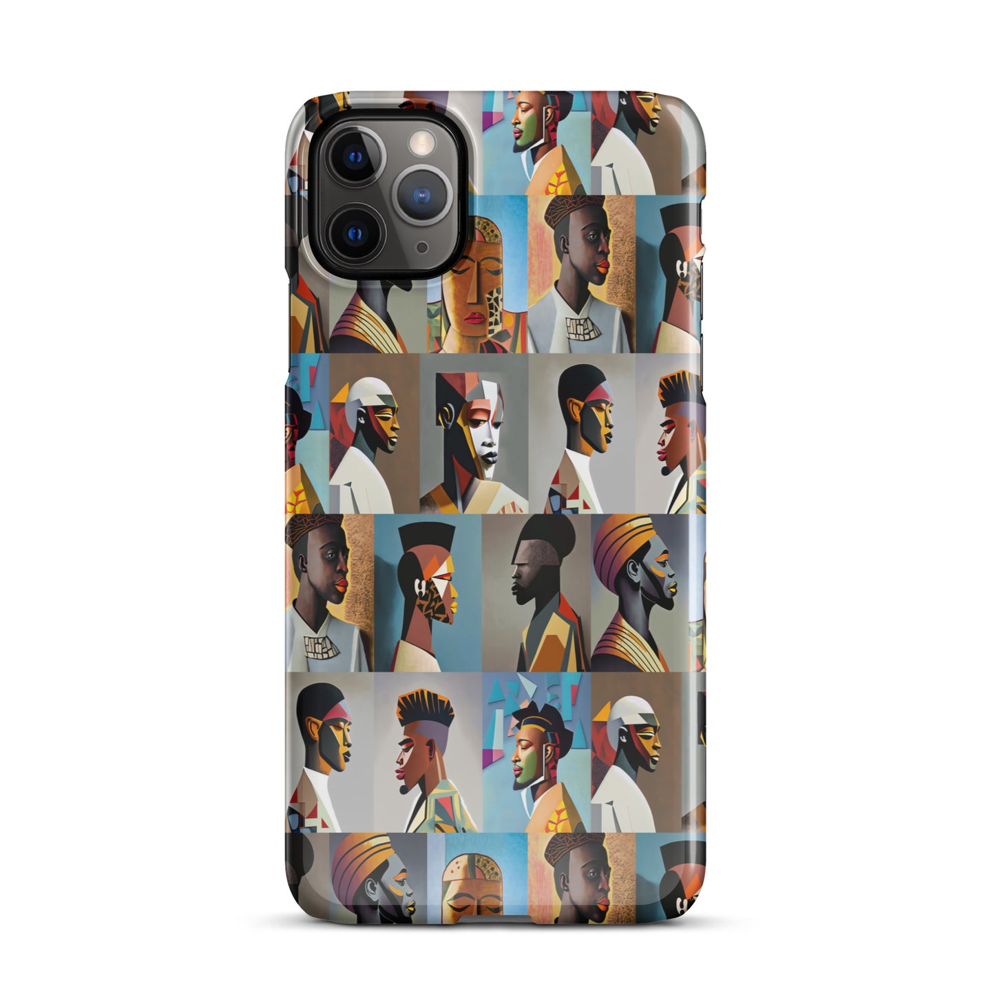 Snap case for iPhone®  Kukloso Cubist Faces No 23 - Free Shippin