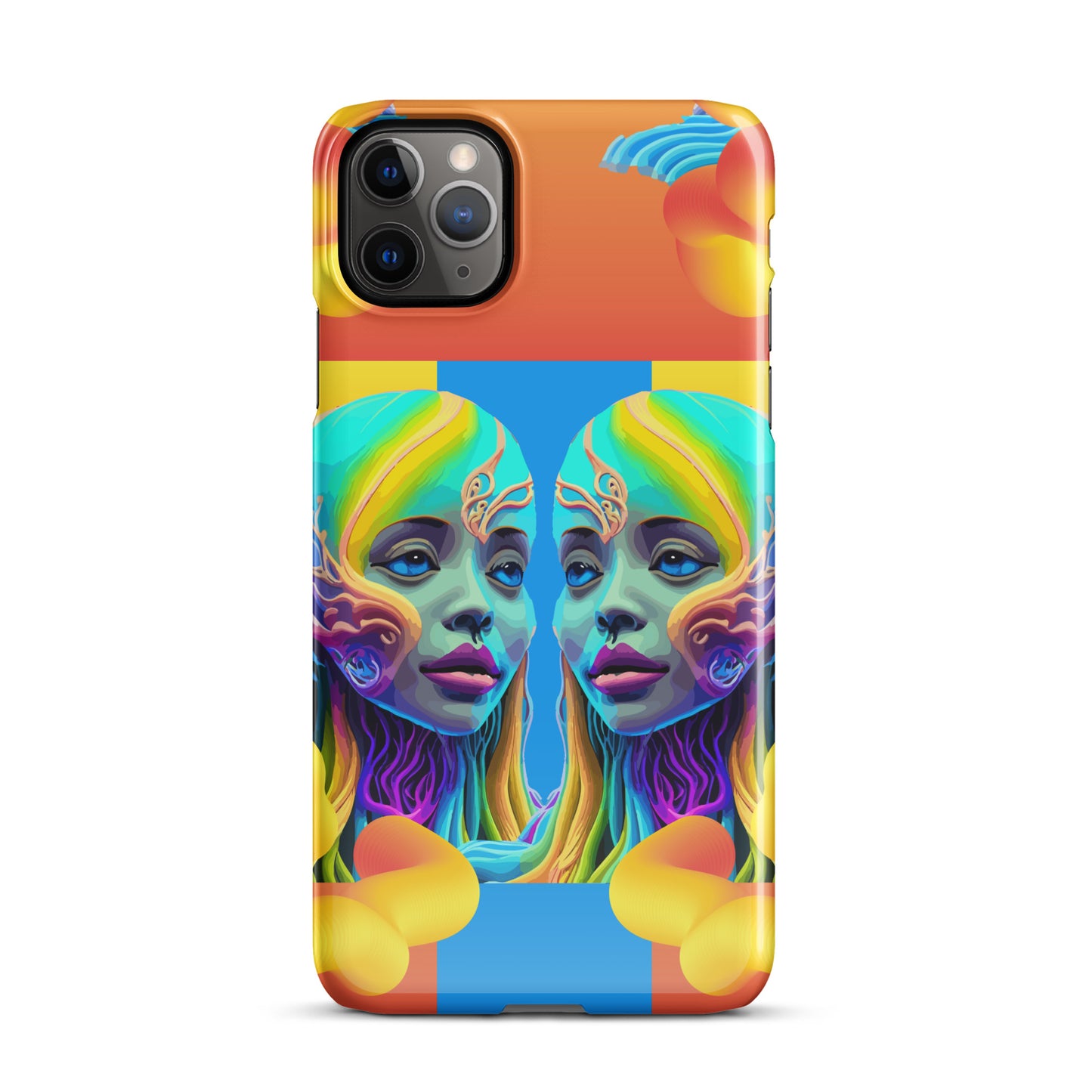 Snap case for iPhone® Kukloso Space Faces No 17 - Free Shipping - Free Shipping